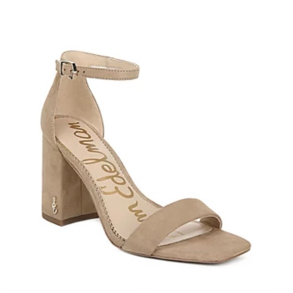 Sam Edelman brand new in box. Daniella Oatmeal Suede heels. - Picture 2 of 4